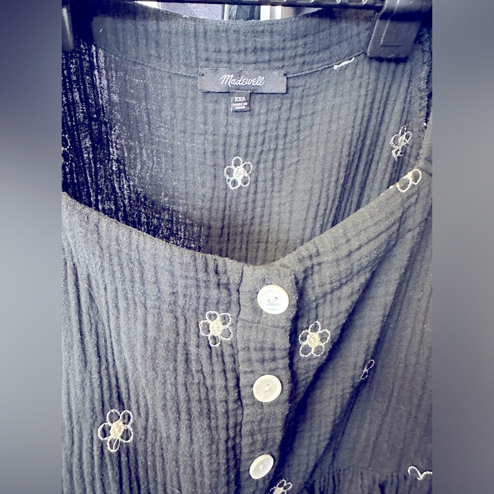 Madewell embroidered dress